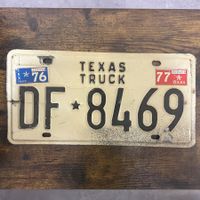 🇺🇸 1977 Vintage U.S. Autoschild - Texas DF-8469