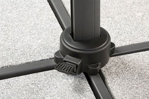 Ombrelloni: SchneiderRhodosTwist 300x300cm Anthrazit – Nuovo e nell'imballaggio originale da Bottighofen venduto da zaap 1