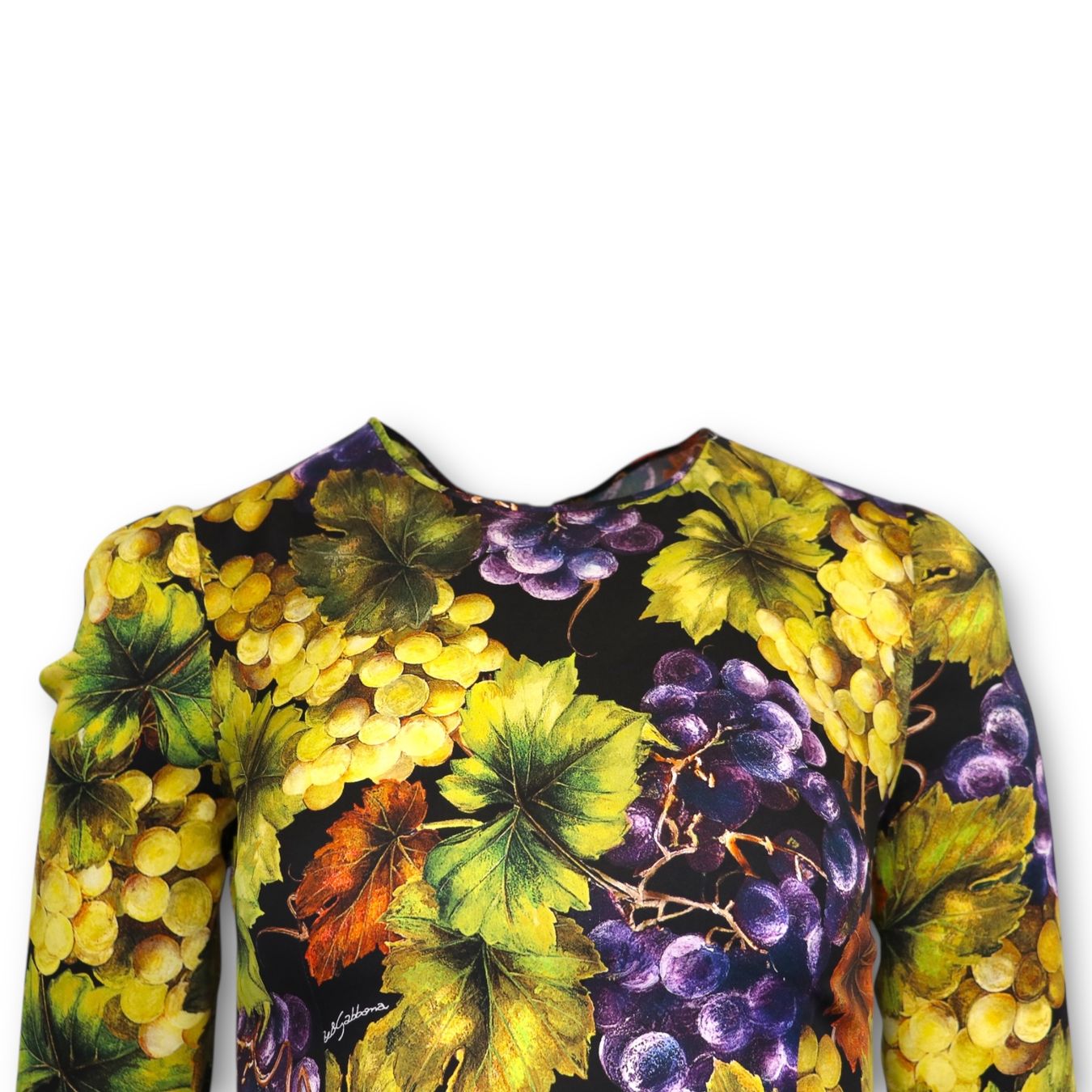 Dolce & Gabbana Camicette: Dolce & Gabbana Kurzarm Seide m. Trauben IT 38 DE 34 – Usato da Binningen venduto da Designerlabels 3