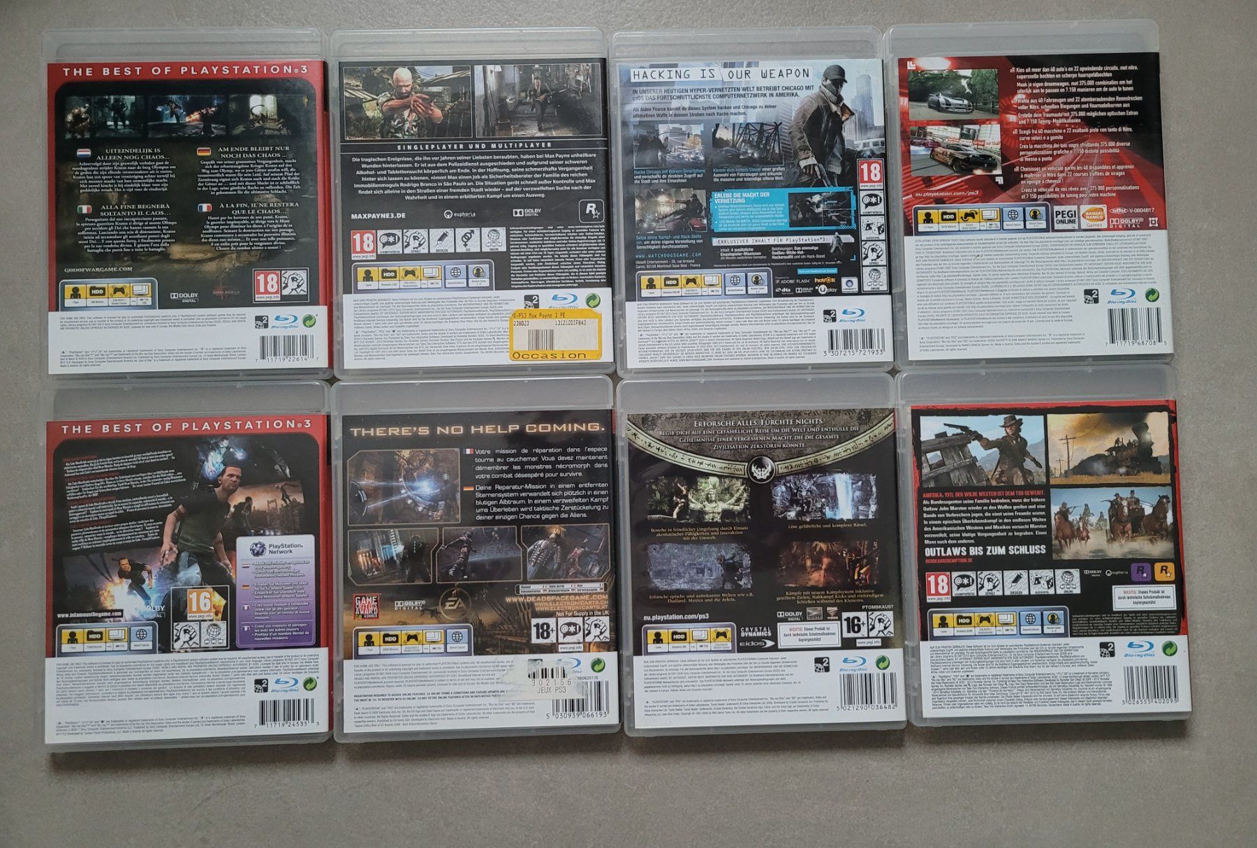 Spiele: 8x Top Games PS 3 / Playstation 3 – Gebraucht aus Uezwil von -Retrogames- 2