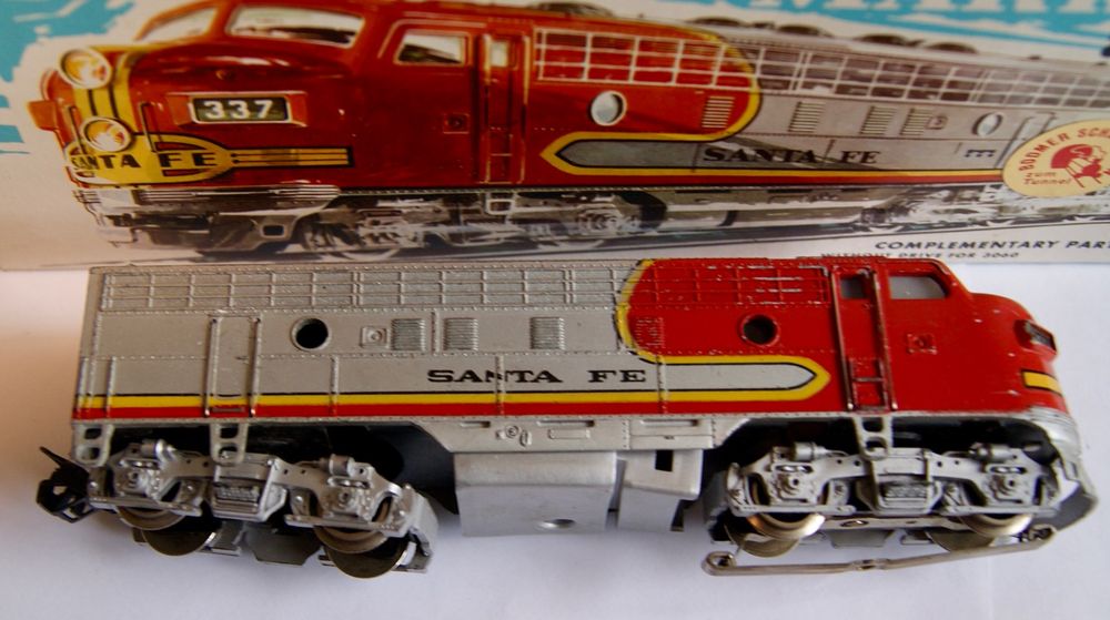 Marklin 3060&4060 HOゲージSANTA FE鉄道機関車セット