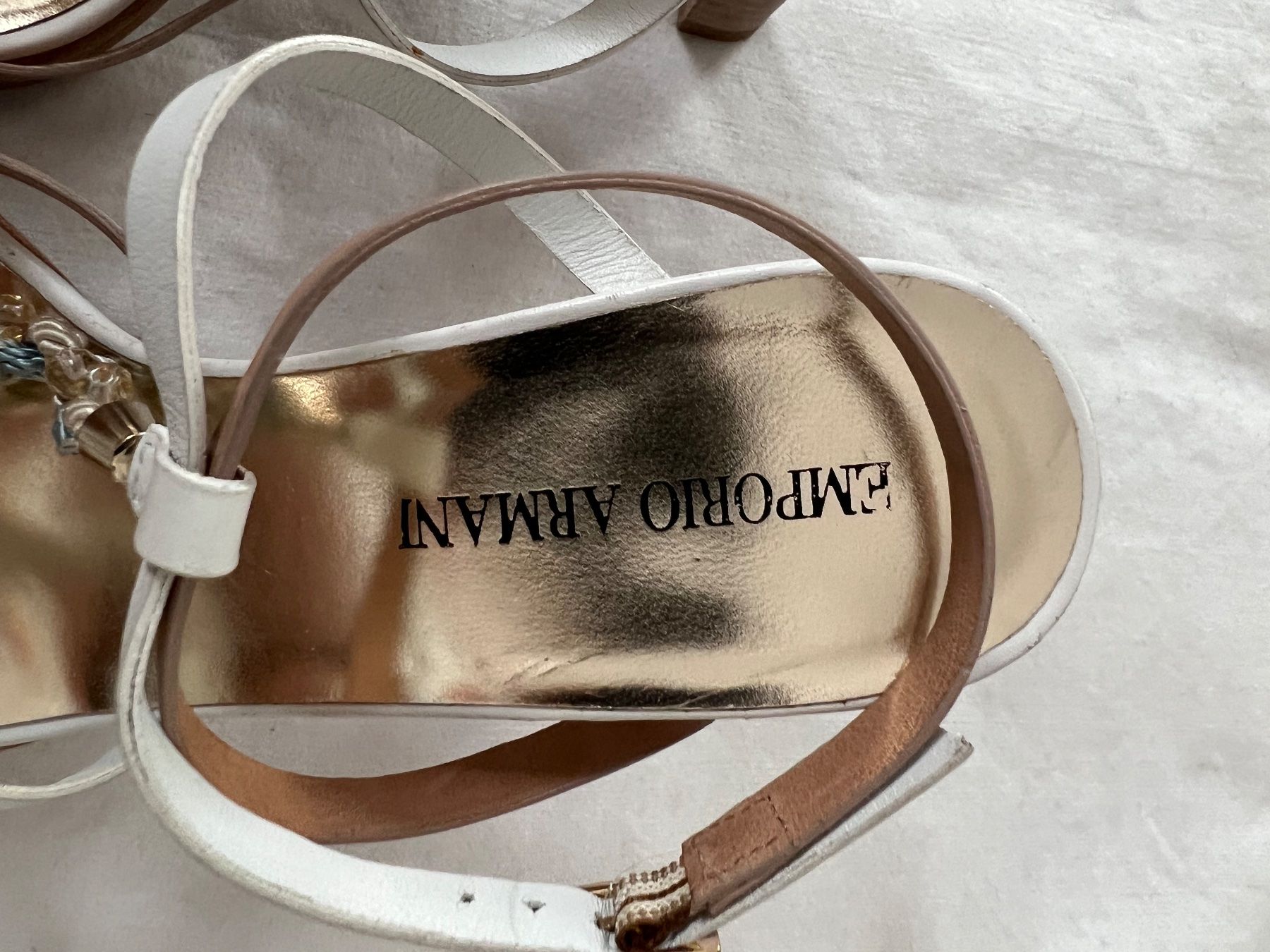 Armani Scarpe da donna: Giorgio Armani Strap Sandals – Nuovo (secondo la descrizione) da Genève venduto da eppla 6