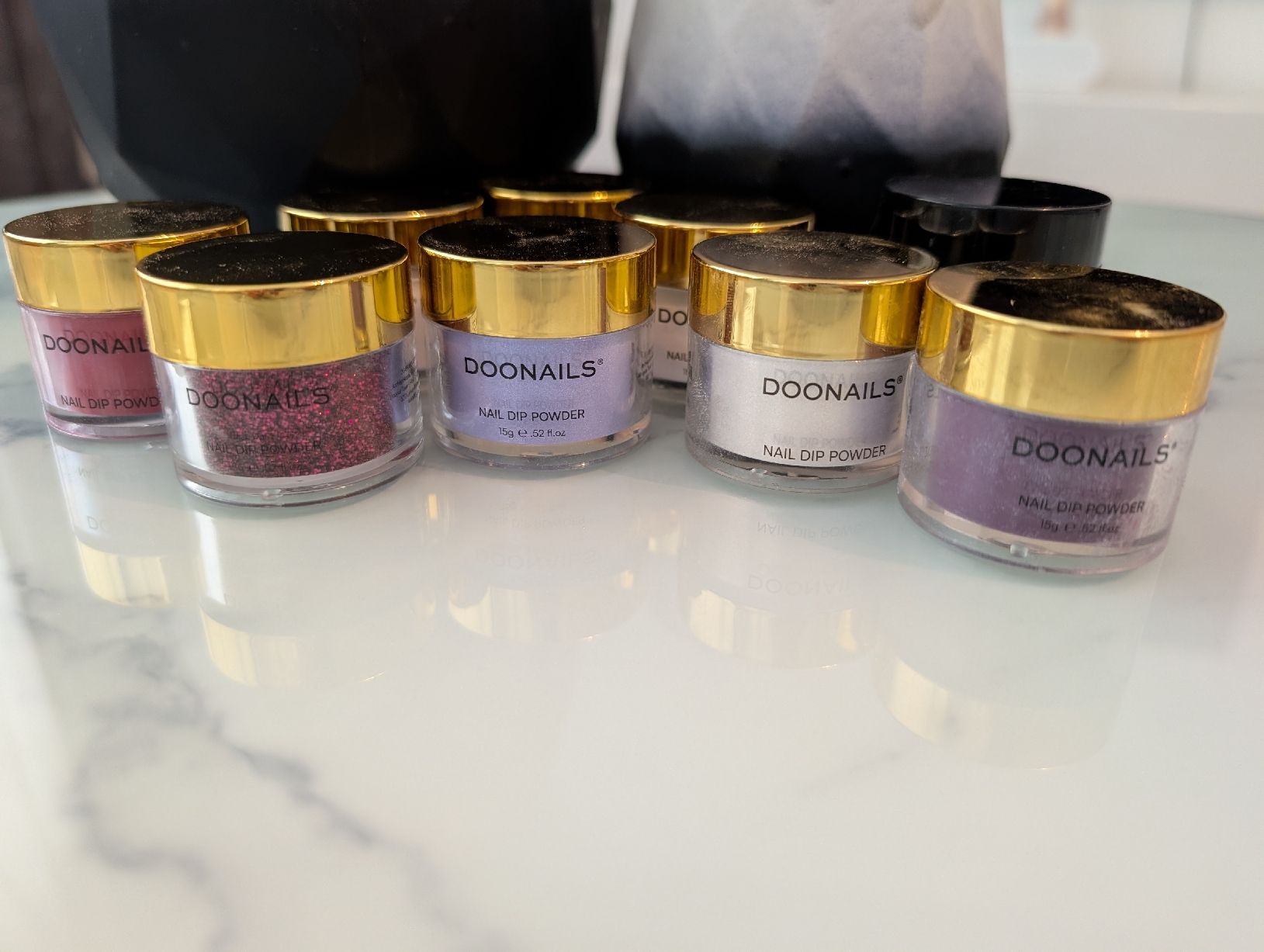 Doonails Smalto per unghie: Doonails Dipping Powder Set (8x Doonails + 1x Aokitec) – Usato da Watt venduto da Zoey_