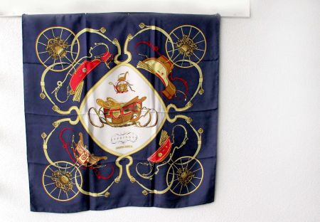 Hermès Paris - Carre/Foulard/Seidentuch, P. Ledoux "Spring"