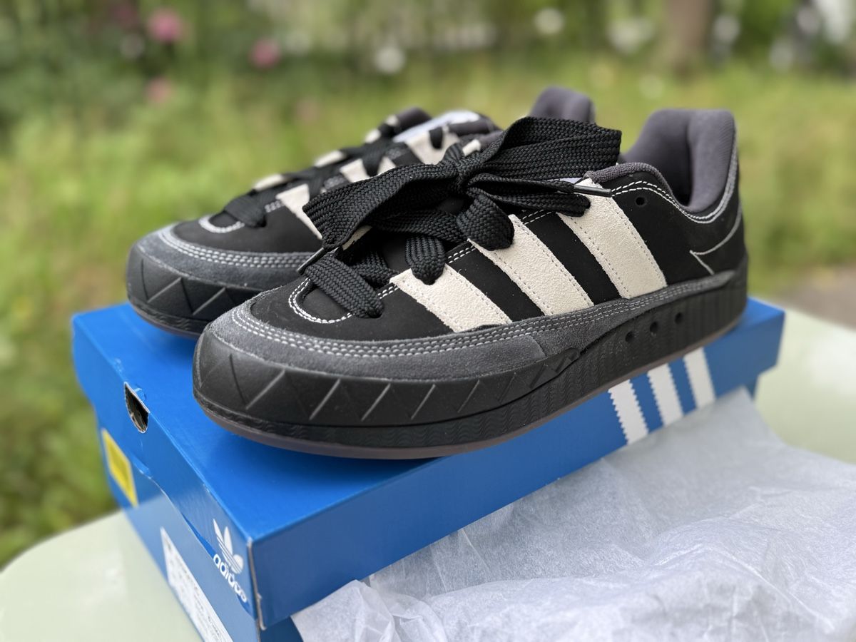 Scarpe da uomo: Adidas Adimatic Cblack, Grösse 44 – Nuovo e nell'imballaggio originale da Bern venduto da kleibi4