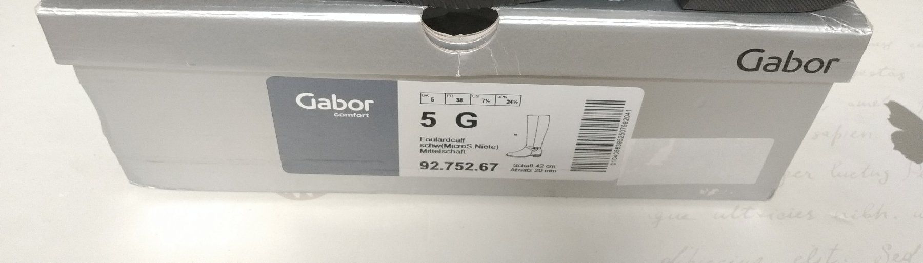 Gabor Scarpe da donna: NEUE schöne Stiefel von Gabor – Nuovo e nell'imballaggio originale da Horgen venduto da Angel0010 2