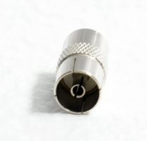 Coax Stecker Connector 2x (w)