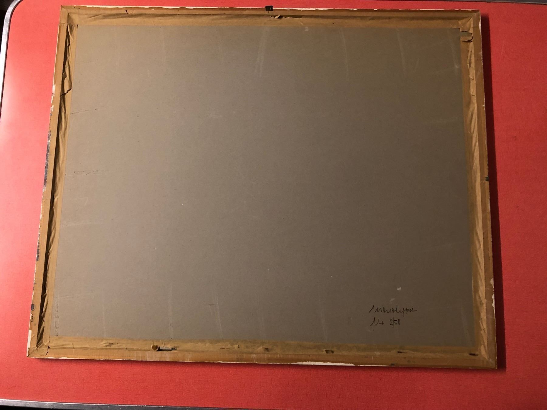 Poster & Bilder: Bild Signiert A. Berger, Datiert 56 – Gebraucht aus Lanzenhäusern von vic63 8