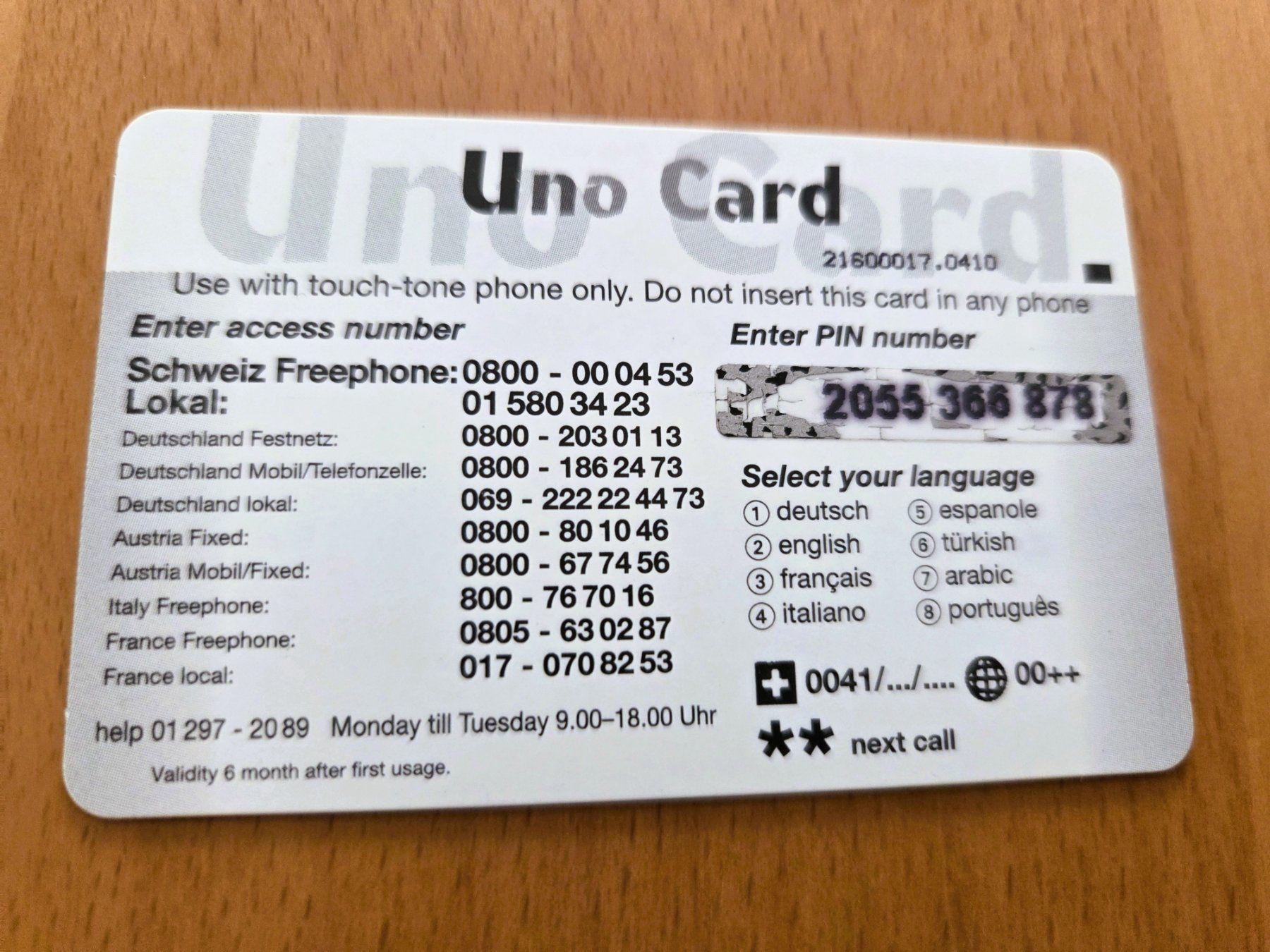 Schede telefoniche: PREPAID - SCHWEIZ – Usato da Brüttisellen venduto da Nighttrain 1