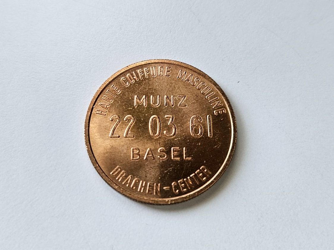 Tutti le monete: Rare pièce de collection "Mon Coiffeur" Bâle 1961 – Usato da Echandens venduto da annegug 1