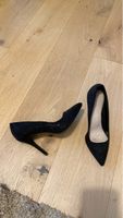 Pumps mit Strass besetzt schwarz Grösse 37 fast neu