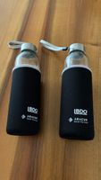 IBDO Glas Trinkflasche, 2 Stk, neuwertig, ideal für Sport!