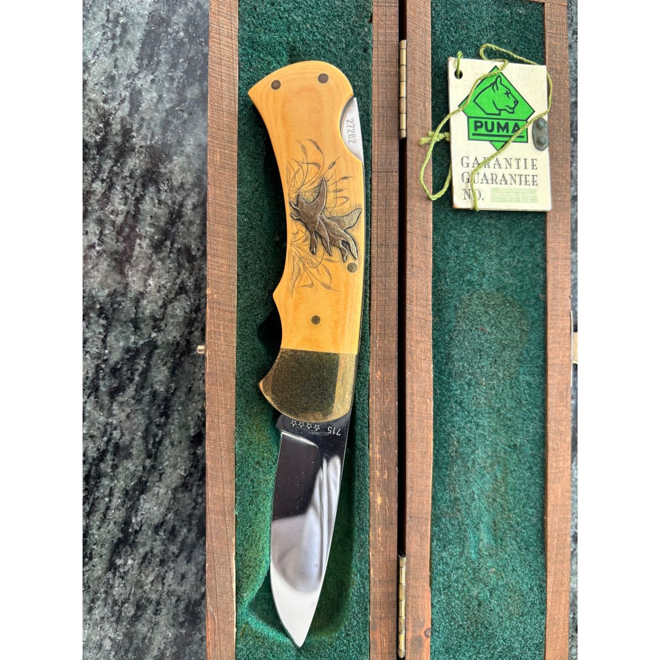 Puma Zubehör: Puma Messer 4 Star - Vorstehhund/2 Enten – Neu (gemäss Beschreibung) aus Stadel von ari_5sb6 1