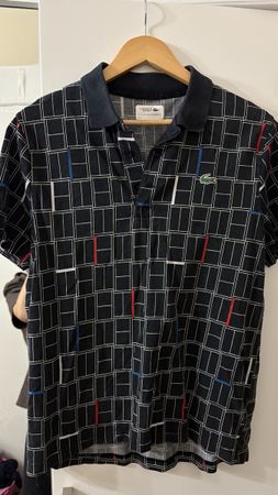 Lacoste Sport Polo Shirt – Geometric Print