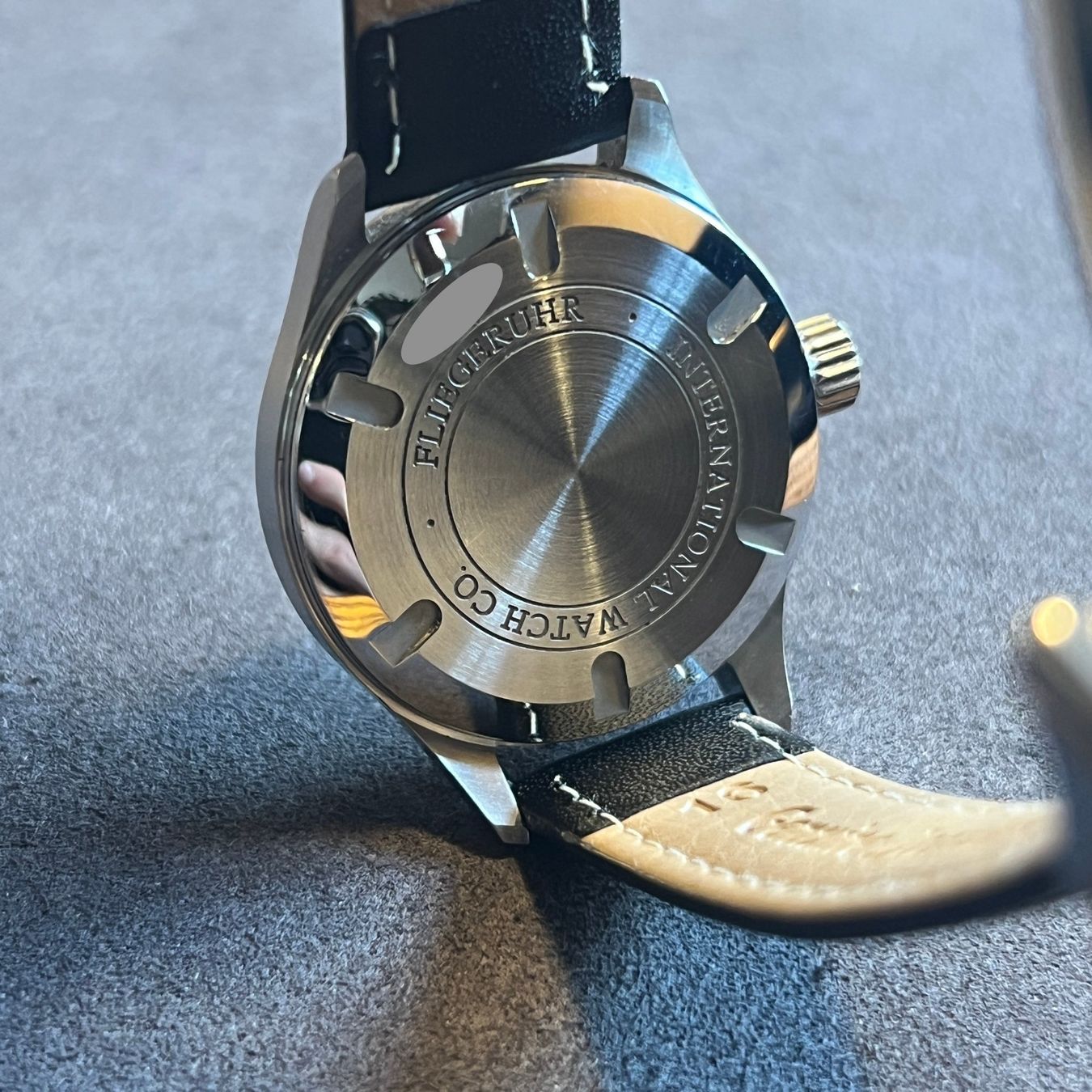 IWC Orologi: IWC Spitfire Automatic Date Silver Dial IW325605 – Usato da Carouge GE venduto da Watchaser 4
