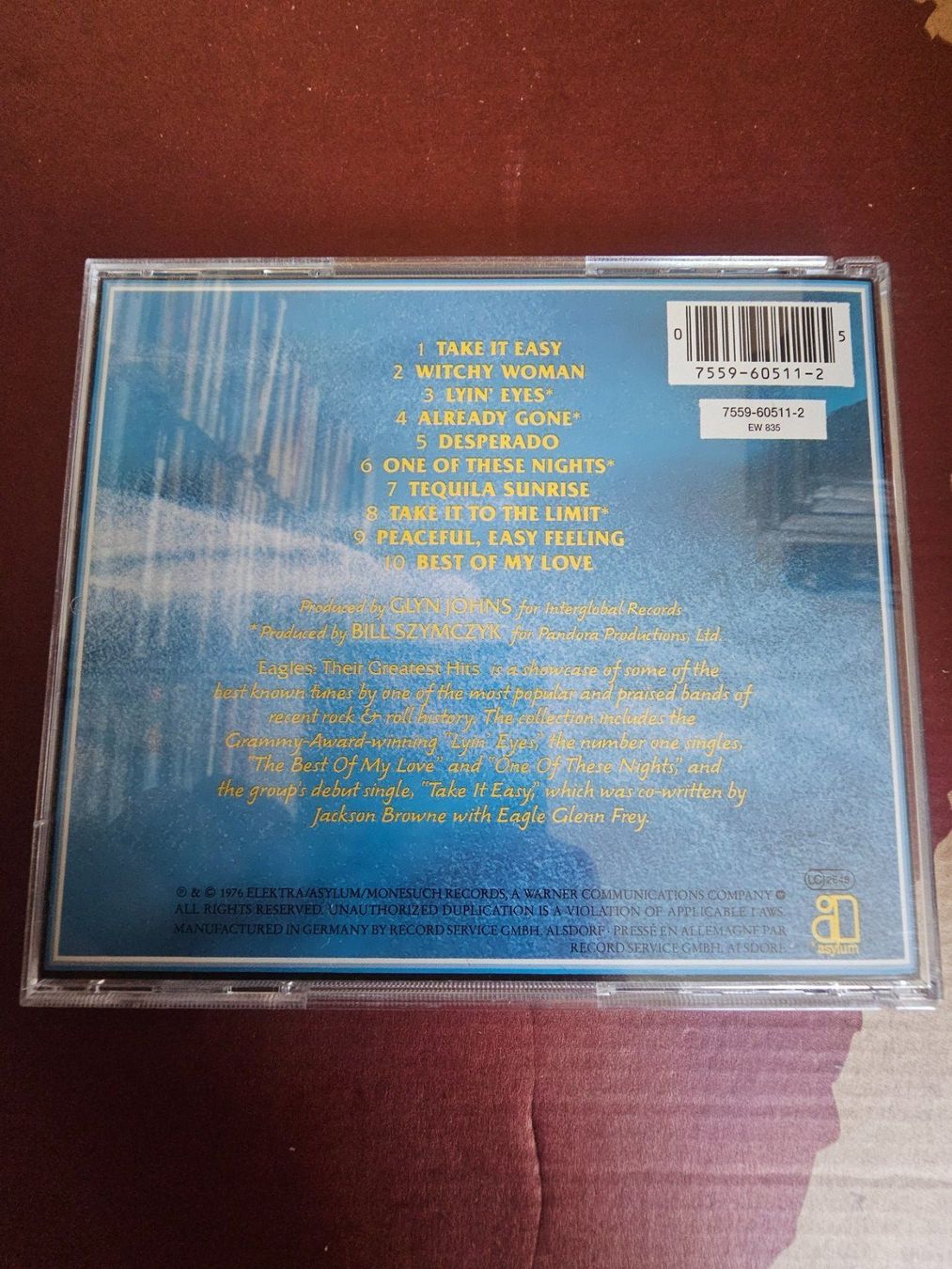 CD: CD - Eagles – Their Greatest Hits 1971-1975 – Usato da Biberist venduto da Foolio0 1