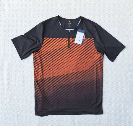 NEU! Sherpa Veloshirt Schwarz/Orange Gr. XXL
