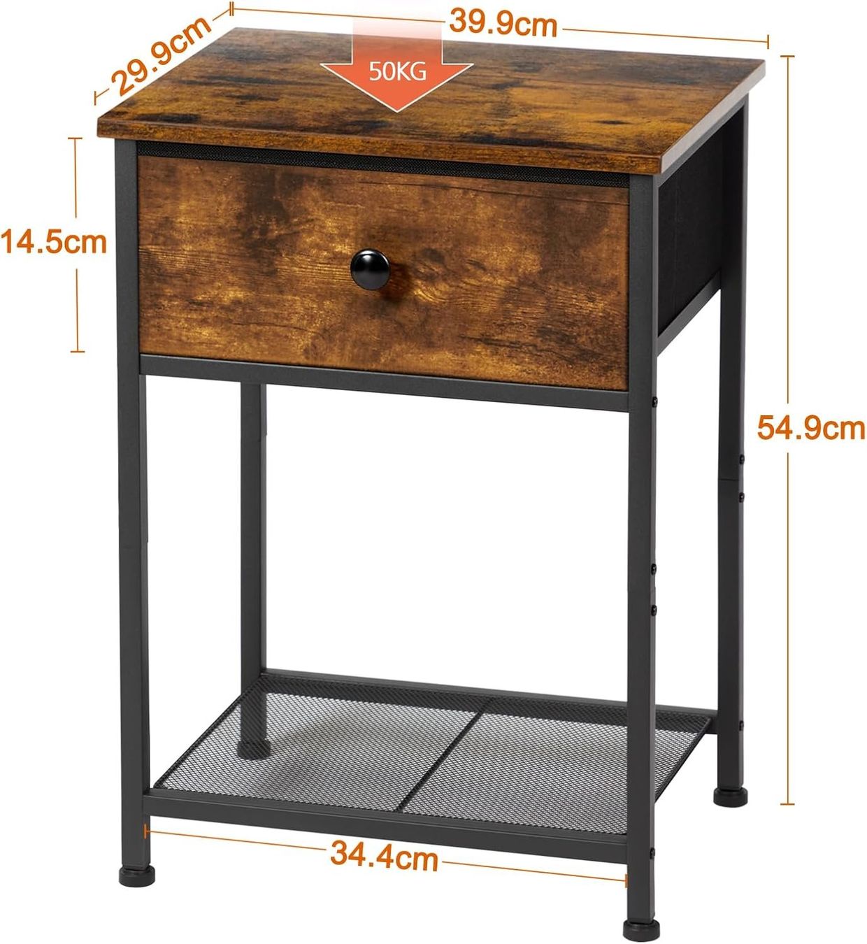 Comodini: Nachttisch, Beistelltisch, 2er Set – Nuovo (secondo la descrizione) da Sins venduto da Taschending 4