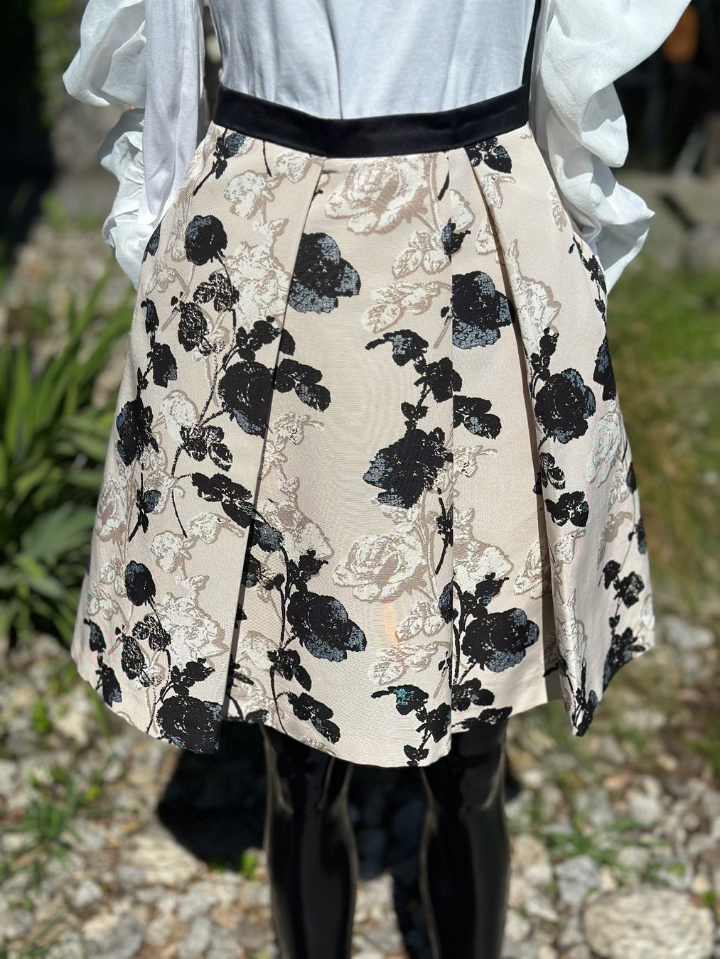 Max Mara Röcke: Floral Jacquard Skirt MaxMara Size M – Gebraucht aus Zufikon von Modestil365 6