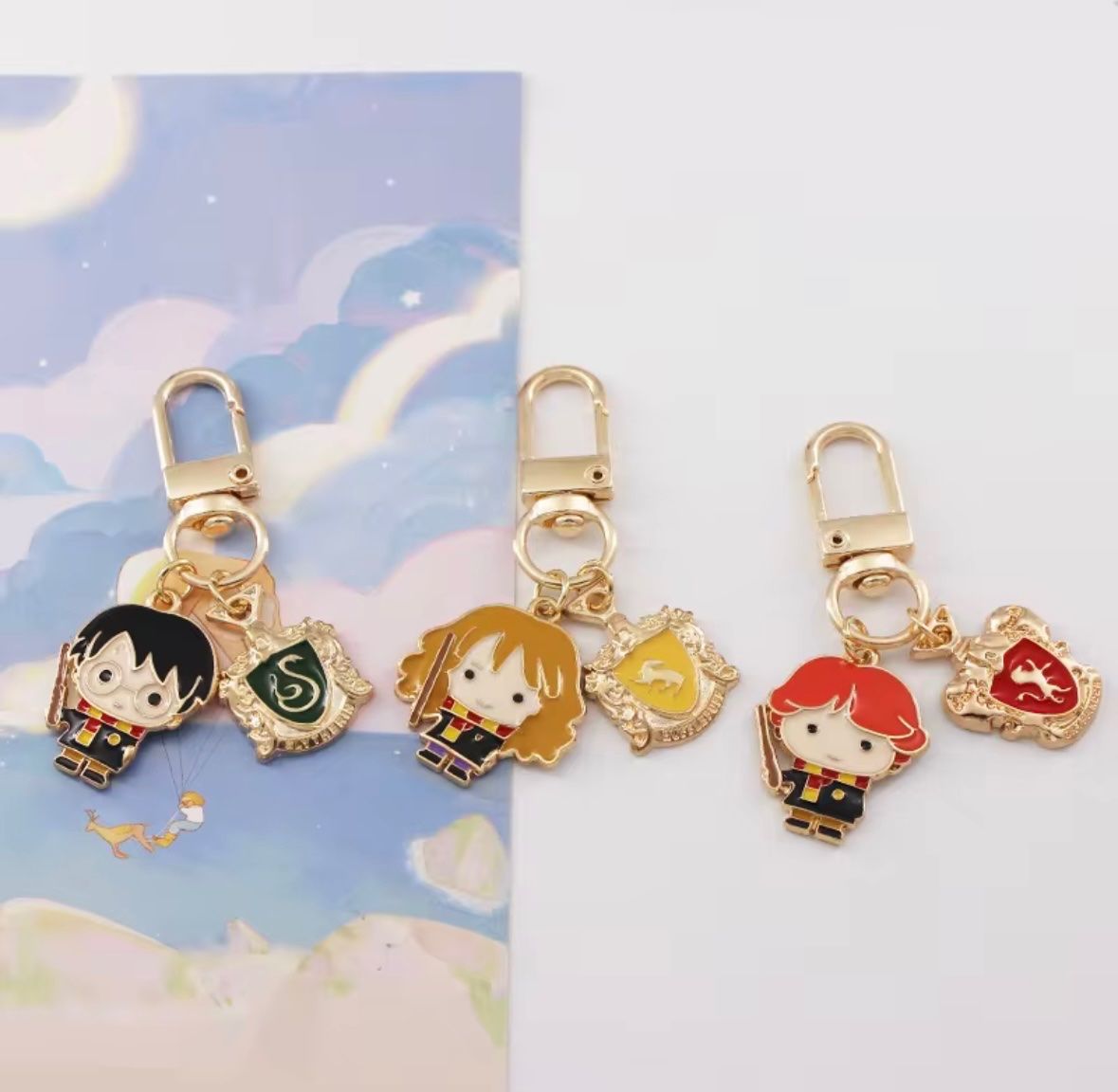 Portachiavi: 6 PCS  - Porte clé Harry Potter, New – Nuovo e nell'imballaggio originale da Collombey venduto da Cards07 1