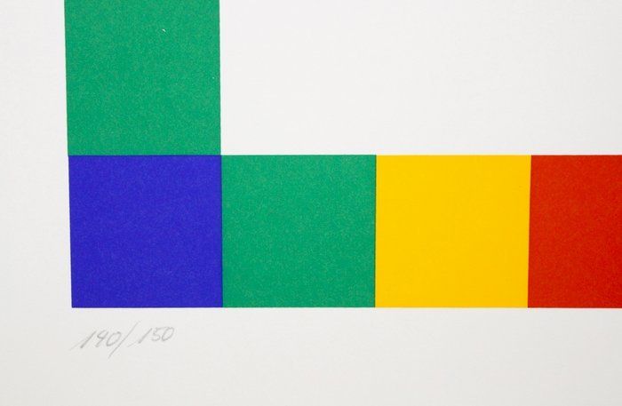 Grafica & Litografie: Hansruedi Minder (1946) - Komposition 1972 – Usato da Brüttisellen venduto da Betty_1972 4