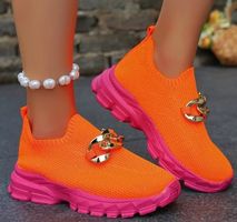 ⚜️Luxury Damen Sneaker, orange/pink/gold, Gr. 38 - NEU!!