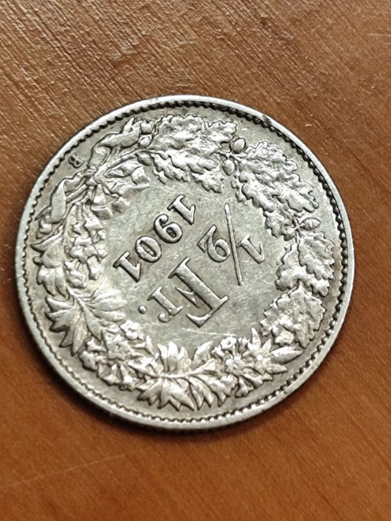 Alle Münzen: ==> 1/2Fr 1901 ss-vz  <== – Gebraucht aus Bern von b.man_is_back 2