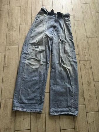 SEXY JEANS BREIT ZARA GR XS