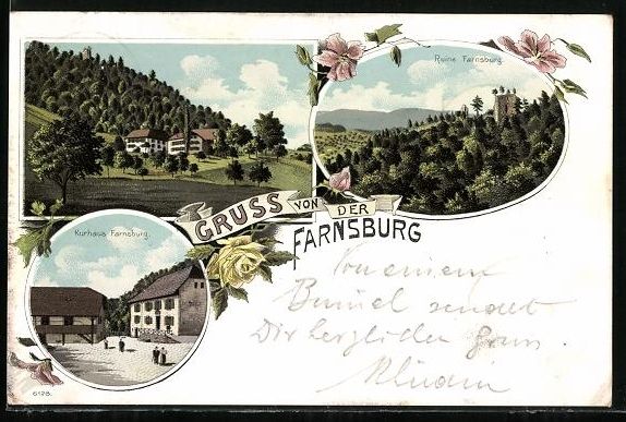 Ansichtskarten: Litho Ormalingen, Kurhaus Farnsburg, Rui – Gebraucht aus Berlin von bartko-reher