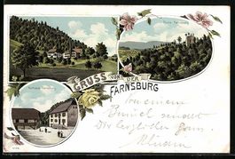 Litho Ormalingen, Kurhaus Farnsburg, Rui