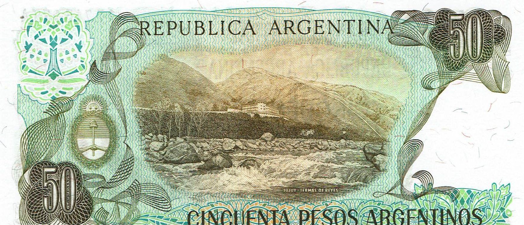 Banconote: Argentinien 50 Pesos 1983 P-314 UNZ – Nuovo (secondo la descrizione) da Steffisburg venduto da ber_8htf 1