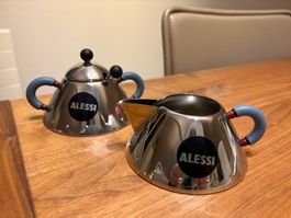 Alessi Milch & Zucker Set Edelstahl