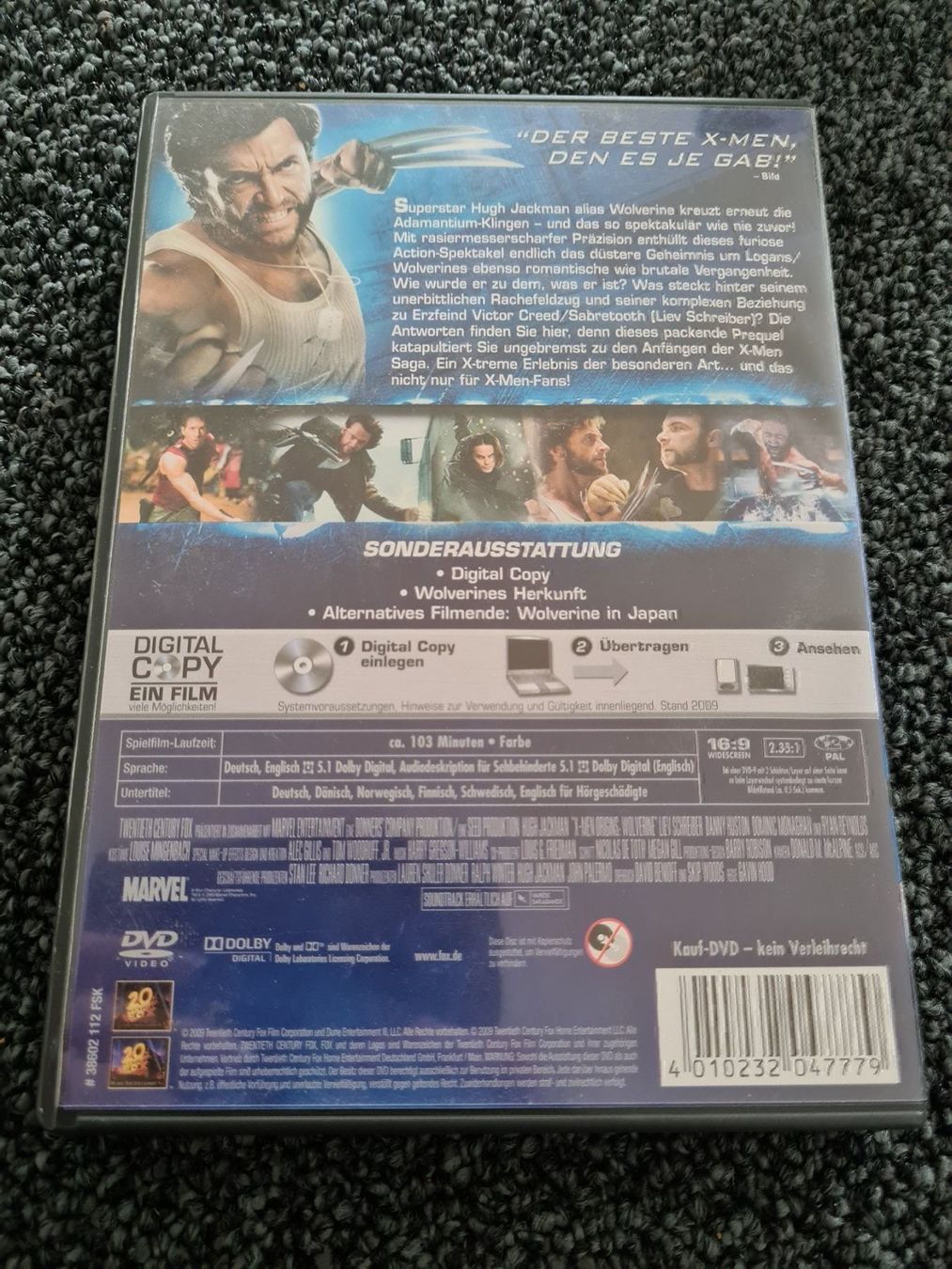 Tutti i DVDs: X-MEN ORGINAL WOLVERINE(7814) – Usato da Ruswil venduto da Ruck.Zuck. 1