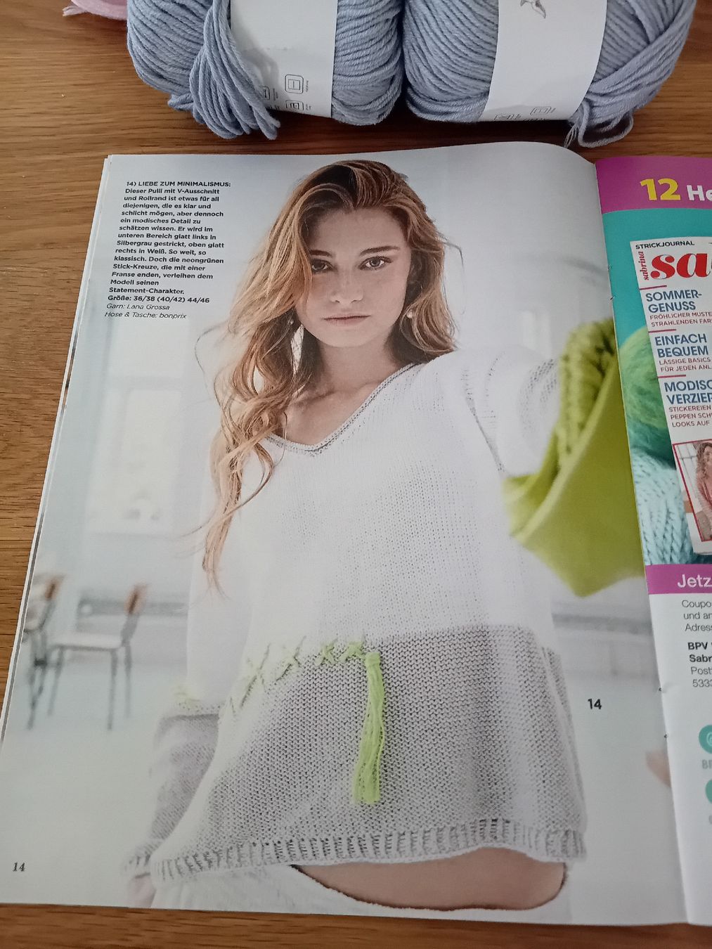Lana: Starter Strick-Set mit Tasche, Wolle,Nadeln & Zeitschrift – Nuovo (secondo la descrizione) da Burgdorf venduto da carodesign1 6