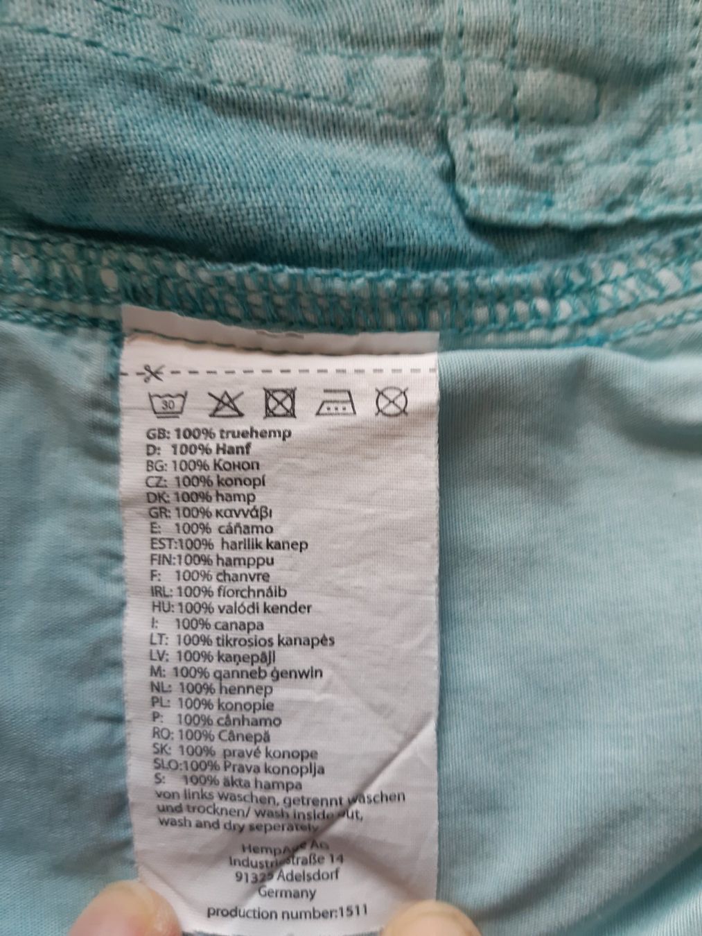 Pantaloni: Hanfhose Gr. S von Hemp Age – Nuovo (secondo la descrizione) da Thierachern venduto da Shila99 7