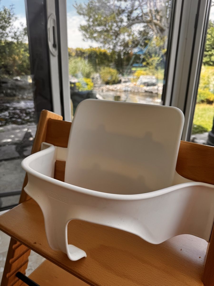 Stokke Hochstühle: Stokke Tripp Trapp Babyset weiss – Gebraucht aus Olsberg von mel_jkr8