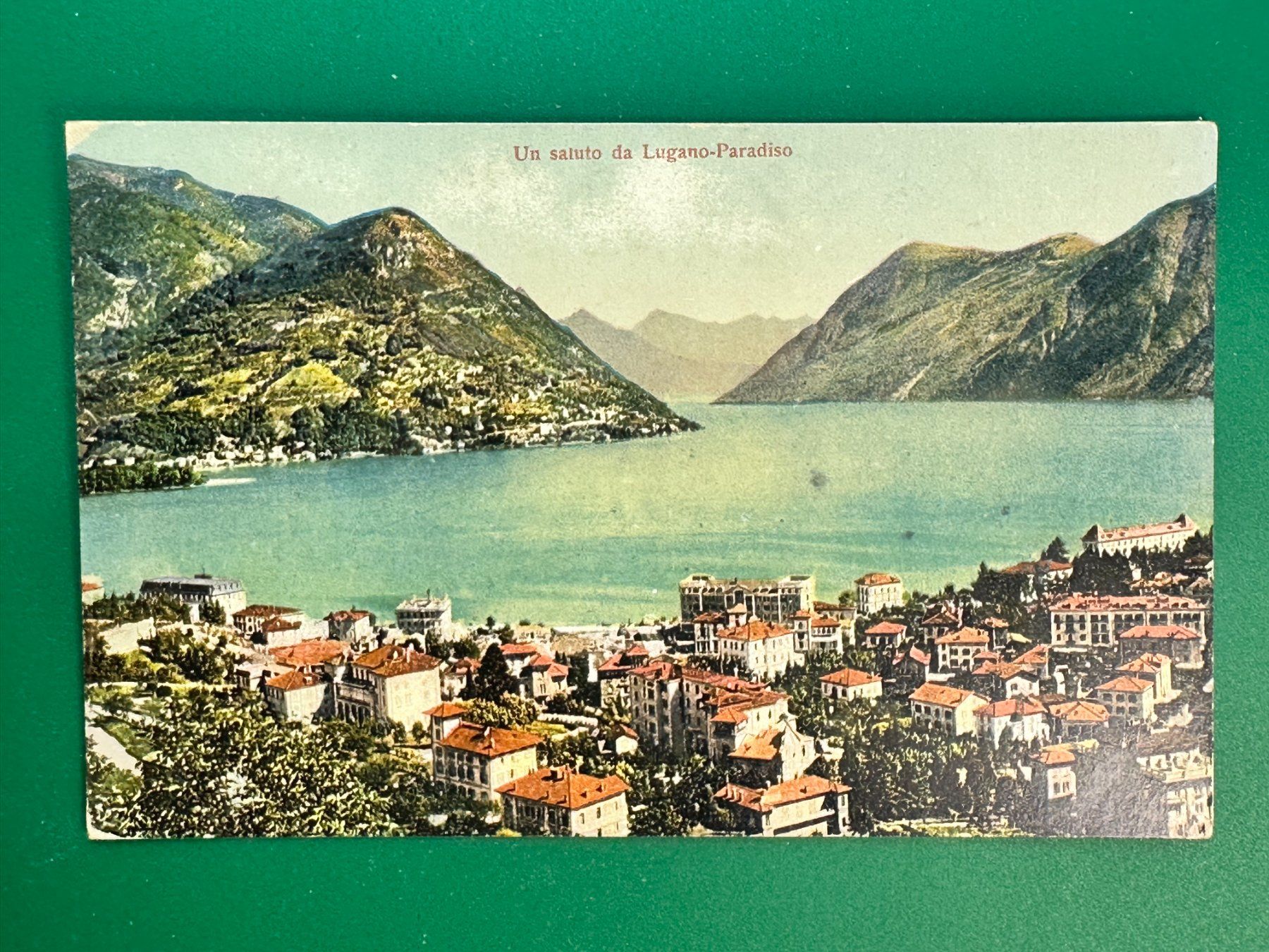 Cartoline postali: Un saluto da Lugano-Paradiso – Usato da Steg VS venduto da _vinci_