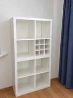 2 weiße kallax 