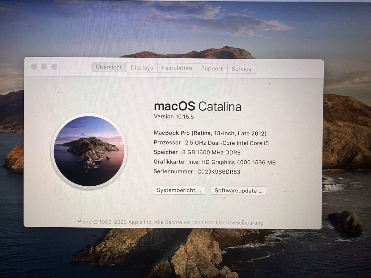Apple Notebook: MacBook Pro Retina 13” – Usato da Regensdorf venduto da ElenaBl 3