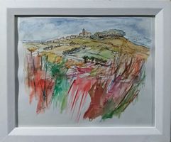 - Italienisches Gemälde - 20x25 cm