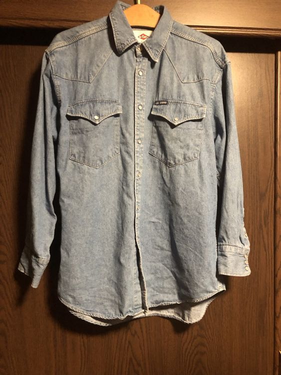 Chemise Vintage Femme Jean Chancel Taille M - Couleur Rose/bleu/blanc, En Jean, Peu Portée