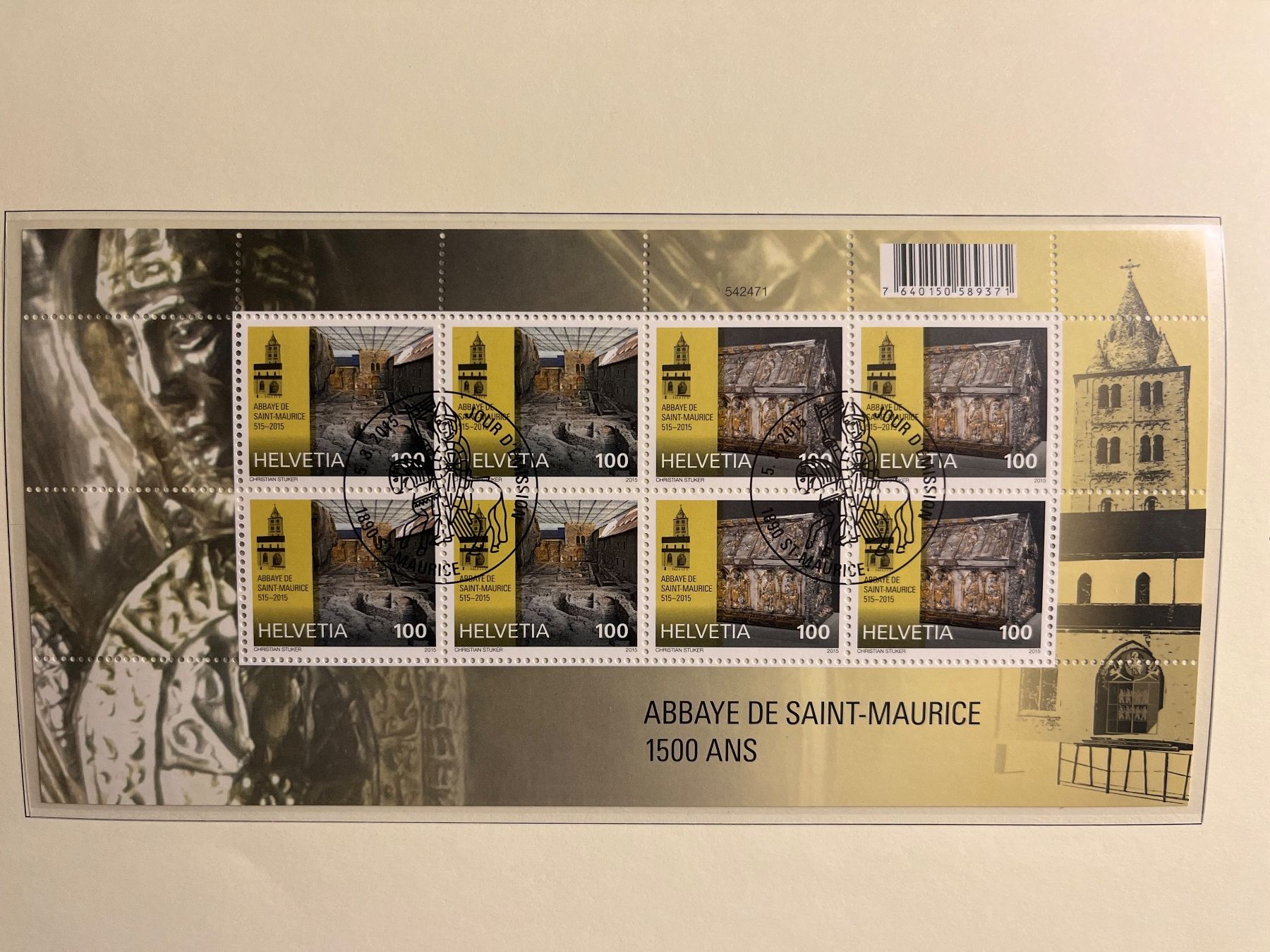 Tutti i francobolli: Zwei Zusammendruckbogen 2015 mit ET-Stempel – Nuovo (secondo la descrizione) da Freidorf TG venduto da ern_7s68 1