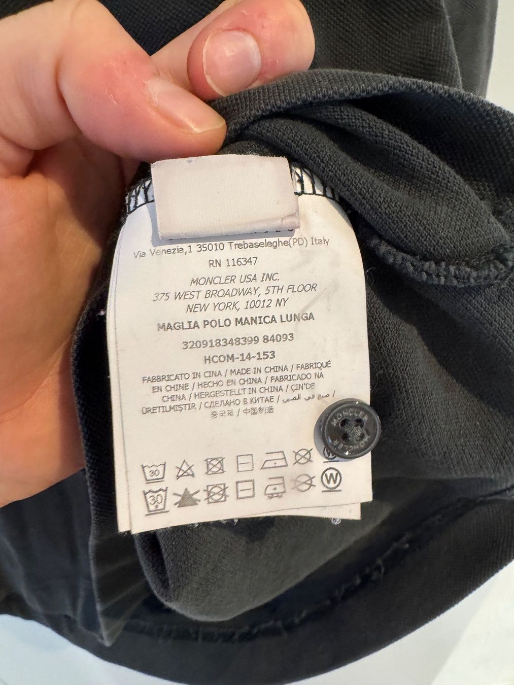 Moncler Polo-Shirts: Moncler Longsleeve Polo – Gebraucht aus Dielsdorf von Anthony111 4