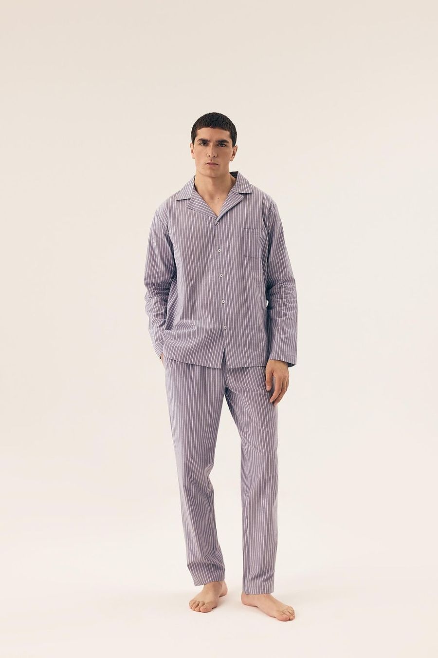 Pyjamas: Pyjama, blau gestreift, Gr. XXL – Neuf avec emballage d'origine à Romanshorn par mar_q9wf
