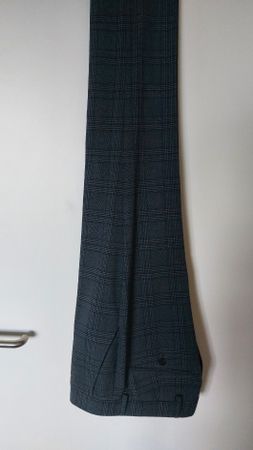 Hose Selected Homme Slim Fit grau kariert Grösse 48