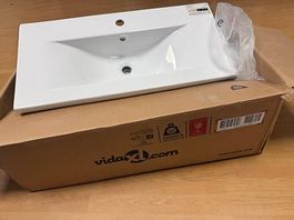 Lavabo / Vasque en céramique vidaXL  Neuf  Blanc
