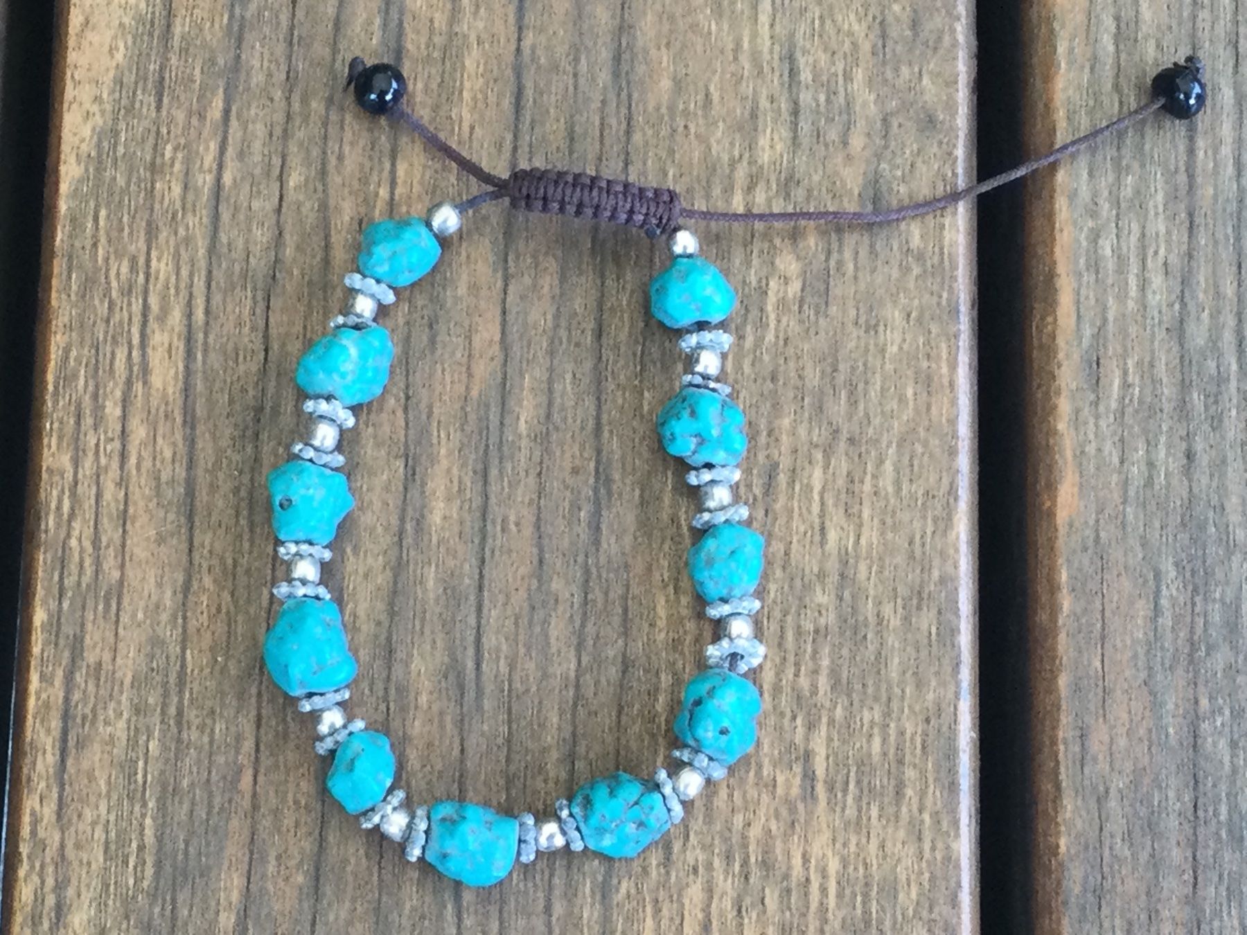 Bracciali & Braccialetti: Türkis Armkette – Usato da Riehen venduto da hansi999