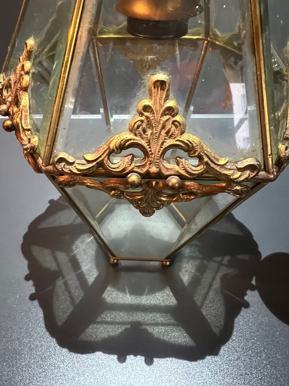 Lampade: Lanterne ancienne en laiton – Usato da La Neuveville venduto da XavierLuke 4
