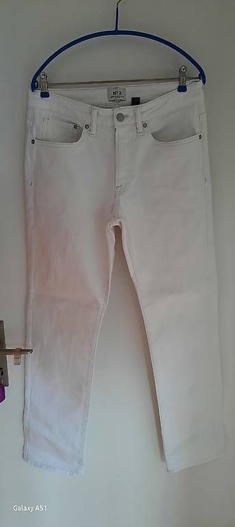 Jeans: ***H&M*** Jeanshose weiss Gr 31/32 – Usato da Wädenswil venduto da H2H_Secondhandshop 1