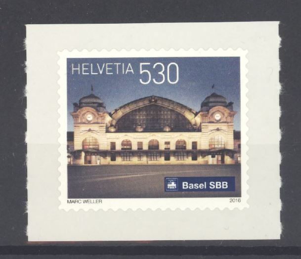 Alle Briefmarken: 2016, Dauermarke Schweizer Bahnhöfe ** – Neu (gemäss Beschreibung) aus Willisau von Vollstempel